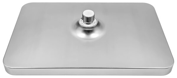 Rea Rea, téglalap alakú esőztető zuhanyfej 380x210 mm, JS-032, szálcsiszolt acél, REA-P0394