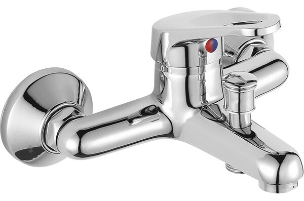 Kuchinox Grace, fali kádcsaptelep zuhanyszett nélkül, 150 mm-es kivezetéstávolsággal, króm, LAV-BKY_010D
