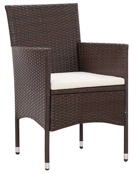 VidaXL Polyrattan Kerti Bútorszett - 5 részes