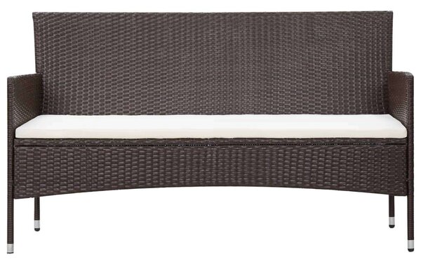 VidaXL Polyrattan Kerti Bútorszett - 5 részes