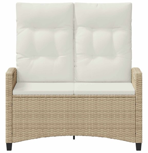 VidaXL Kerti pad Beige és krém 105 x 60 x 112 cm Acél és poliészter