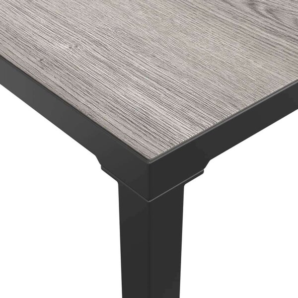 Polyrattan Kerti Ülőgarnitúra - 5 részes - Fekete-Szürke