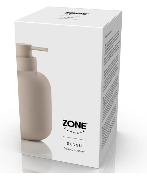 Bézs agyagkerámia szappanadagoló 300 ml Sensu – Zone