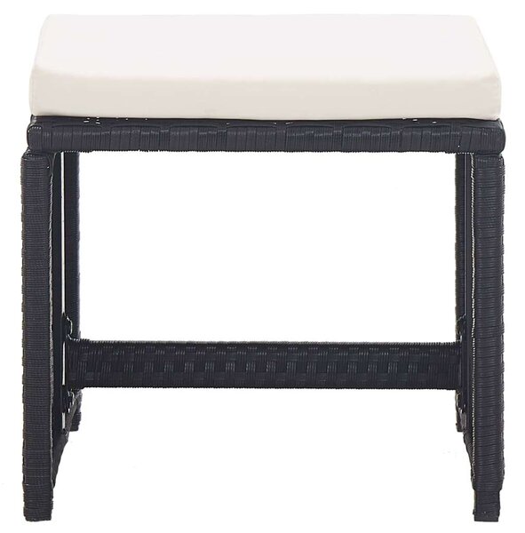 VidaXL Polyrattan Kültéri Étkezőgarnitúra - 15 részes