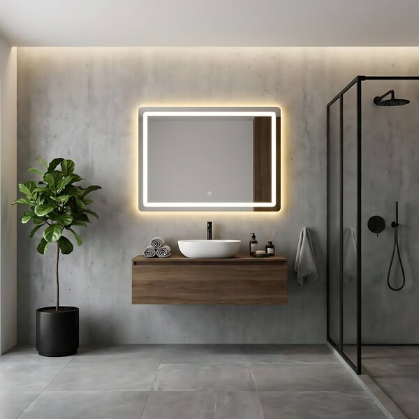 Tükör LED 80x60cm P10407