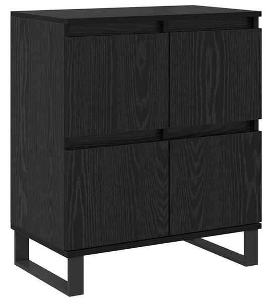 Széf 2 pcs Fekete tölgy 60 x 35 x 70 cm