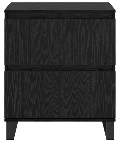 Széf 2 pcs Fekete tölgy 60 x 35 x 70 cm