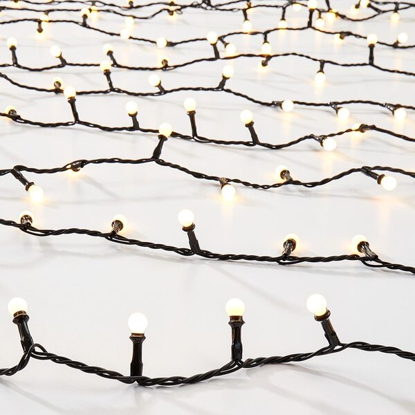 WHITE BULBS LED kültéri égősor, 200 égővel