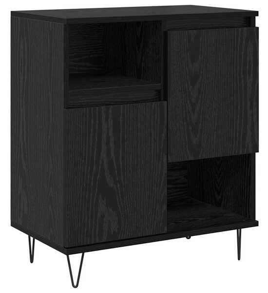 Széf 3 pcs Fekete tölgy 60 x 35 x 70 cm