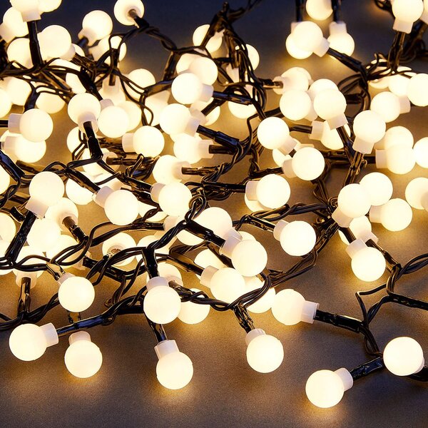 WHITE BULBS LED kültéri égősor, 300 égővel