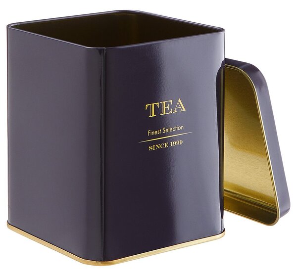 TIN TIN fém teás doboz, antracit 790 ml