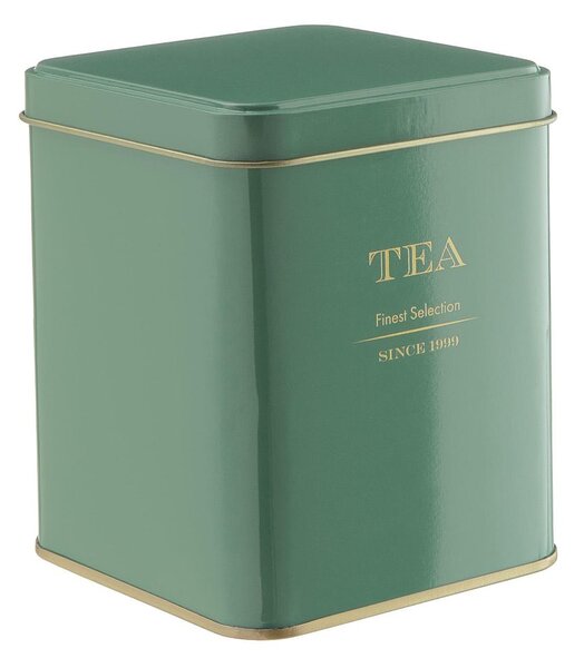 TIN TIN fém teás doboz, zöld 790 ml
