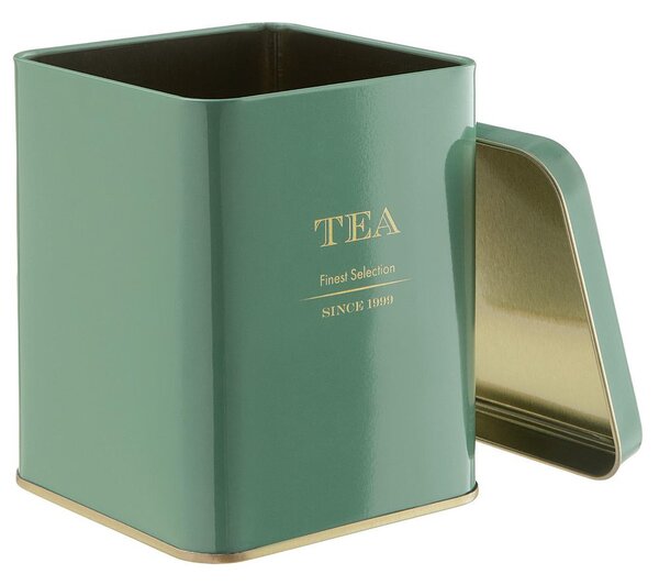 TIN TIN fém teás doboz, zöld 790 ml