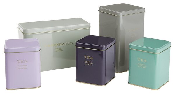 TIN TIN fém teás doboz, antracit 790 ml