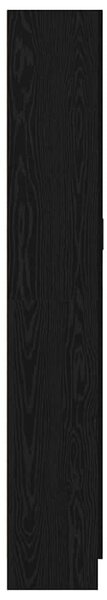 Könyvespolc Fekete tölgy 82,5 x 30,5 x 185 cm Faanyag