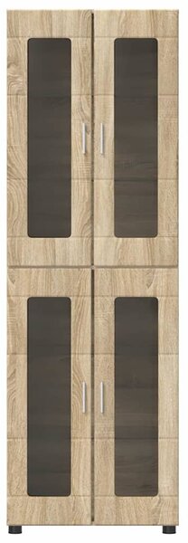 Magasfiú polcokkal Sonoma tölgy 60 x 35 x 182 cm Faanyag