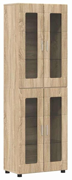 Magasfiú polcokkal Sonoma tölgy 60 x 35 x 182 cm Faanyag
