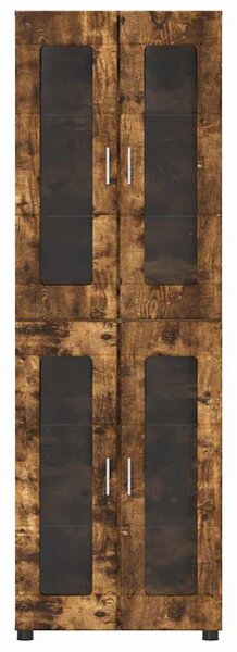 Magasfiú polcokkal Füstölt tölgy 60 x 35 x 182 cm Faanyag