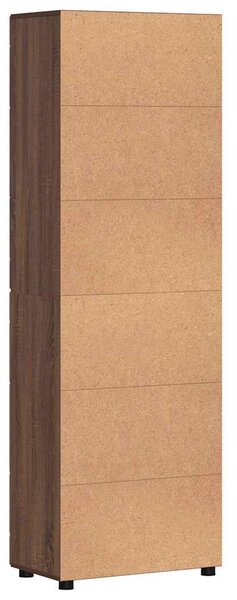 Magasfiú polcokkal FLORIN Barna Tölgy 60 x 35 x 182 cm Faanyag