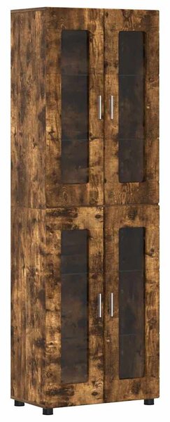 Magasfiú polcokkal Füstölt tölgy 60 x 35 x 182 cm Faanyag