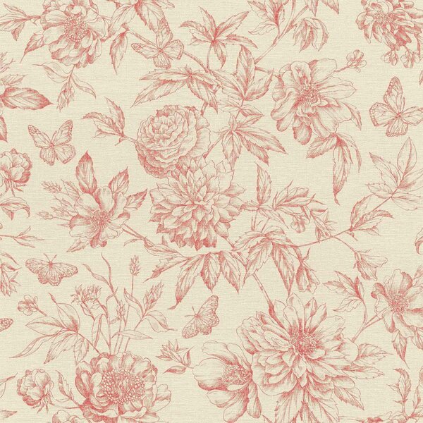 Nem szőtt tapéta falra rasch peonies 793949