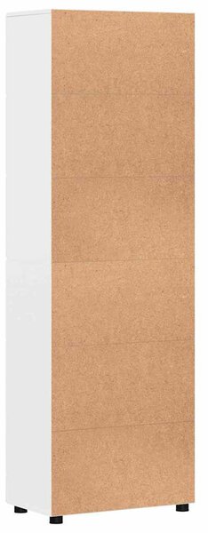 Magasfiú FLORIN Magas Fényű Fehér 60 x 35 x 182 cm Faanyag