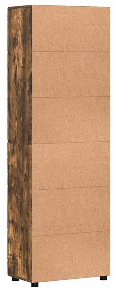 Magasfiú polcokkal Füstölt tölgy 60 x 35 x 182 cm Faanyag