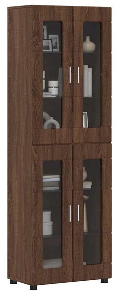 Magasfiú polcokkal FLORIN Barna Tölgy 60 x 35 x 182 cm Faanyag