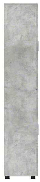 Magasfiú polcokkal Beton Szürke 60 x 35 x 182 cm Faanyag