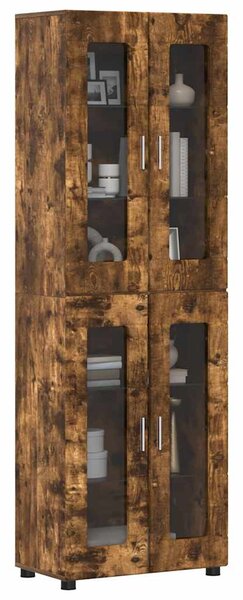 Magasfiú polcokkal Füstölt tölgy 60 x 35 x 182 cm Faanyag