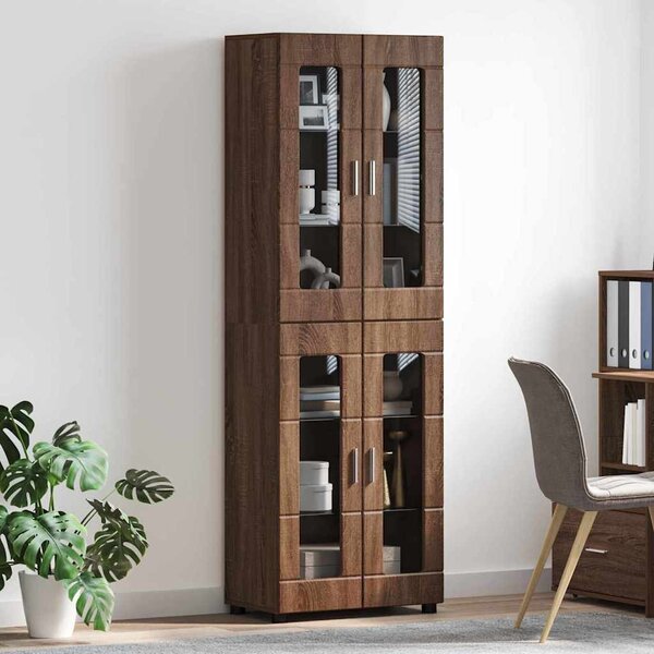 Magasfiú polcokkal FLORIN Barna Tölgy 60 x 35 x 182 cm Faanyag