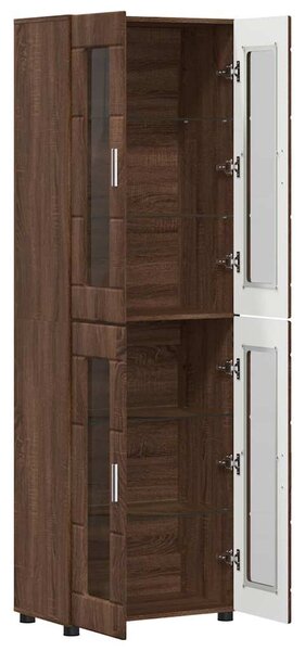 Magasfiú polcokkal FLORIN Barna Tölgy 60 x 35 x 182 cm Faanyag