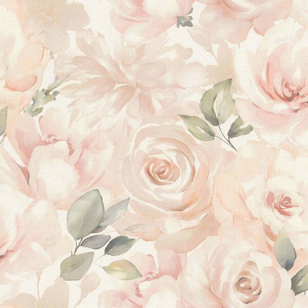 Nem szőtt tapéta falra rasch peonies 582314