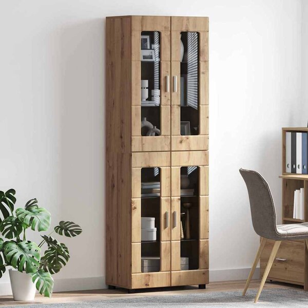 Magasfiú polcokkal Artisan tölgy 60 x 35 x 182 cm Faanyag