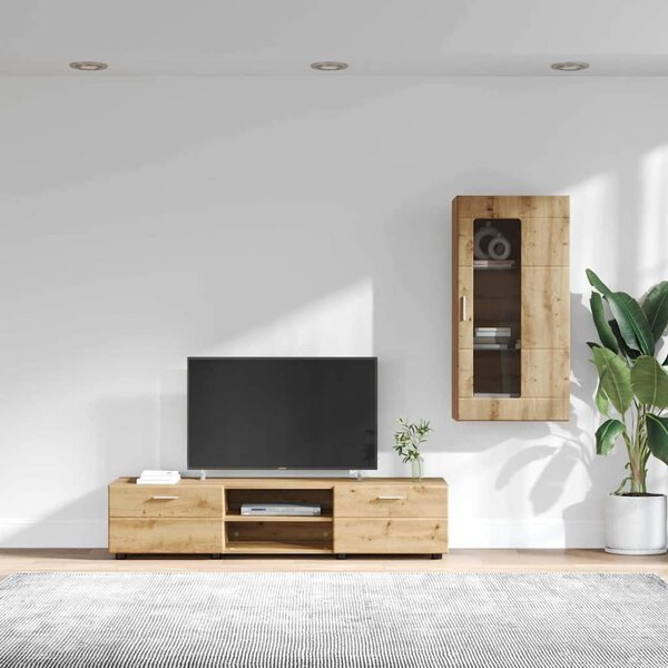 TV szekrény garnitúra FLORIN 3 pcs Artisan tölgy Faanyag