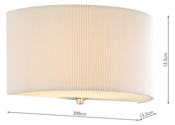 Dar lighting modern fali lámpa zaragoza tejszínes darzar0133
