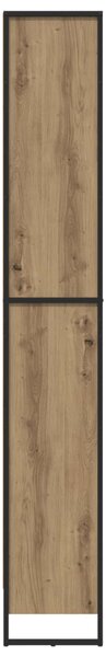 Könyvespolc 2 pcs Művészi tölgy 80 x 30 x 155 cm Faanyag