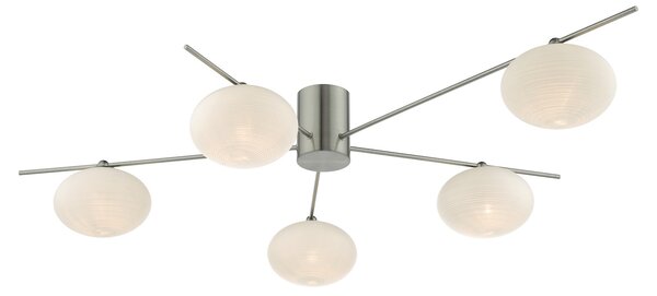 Dar lighting modern mennyezeti lámpa jasper szatén nikkel darjas5446