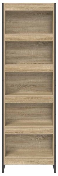 Könyvespolc 2 pcs Sonoma 80 x 30 x 155 cm Faanyag