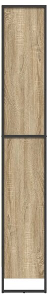 Könyvespolc 2 pcs Sonoma 80 x 30 x 155 cm Faanyag