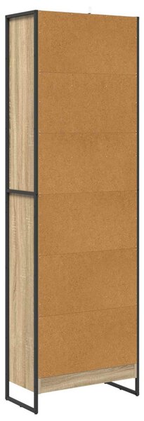Könyvespolc 2 pcs Sonoma 80 x 30 x 155 cm Faanyag