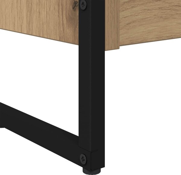 Könyvespolc 2 pcs Művészi tölgy 80 x 30 x 155 cm Faanyag
