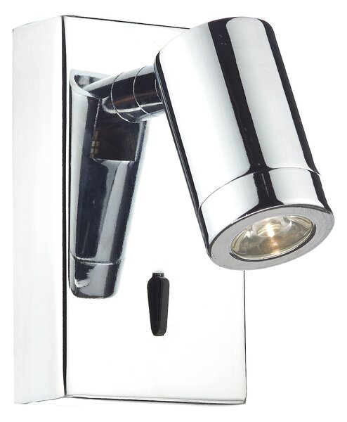 Dar lighting modern fali lámpa anvil csiszolt króm daranv7150