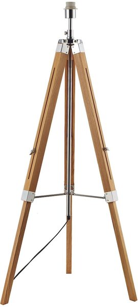 Dar lighting modern állólámpa easel világos fa csiszolt króm dareas4943
