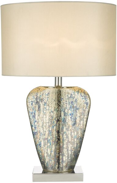 Dar lighting glamour modern asztali lámpa syracuse tejszínes csiszolt króm arany darsyr4235