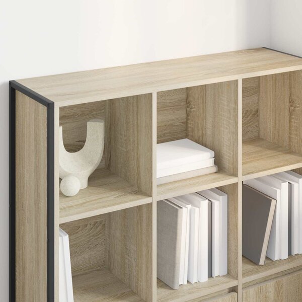 Könyvespolc 2 pcs Sonoma 99,5 x 30 x 108 cm Faanyag