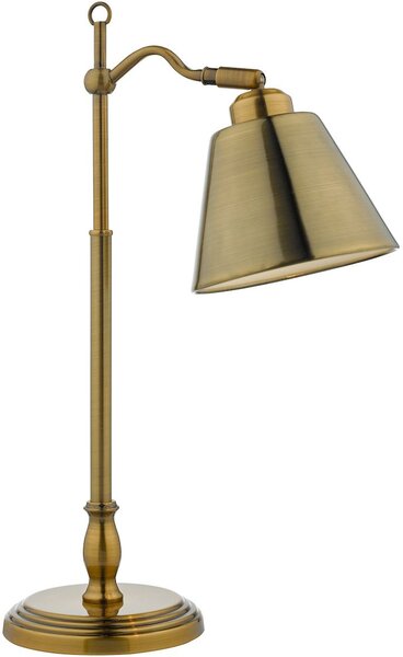 Dar lighting klasszikus asztali lámpa kempten antik sárgaréz darkem4175