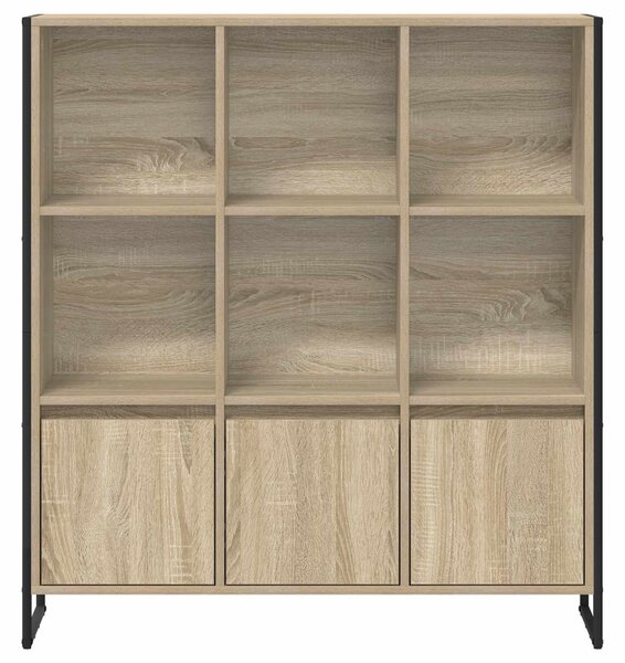 Könyvespolc 2 pcs Sonoma 99,5 x 30 x 108 cm Faanyag