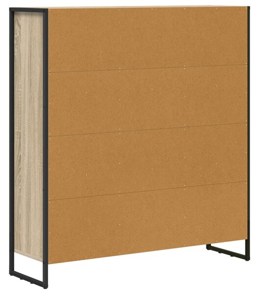 Könyvespolc 2 pcs Sonoma 99,5 x 30 x 108 cm Faanyag