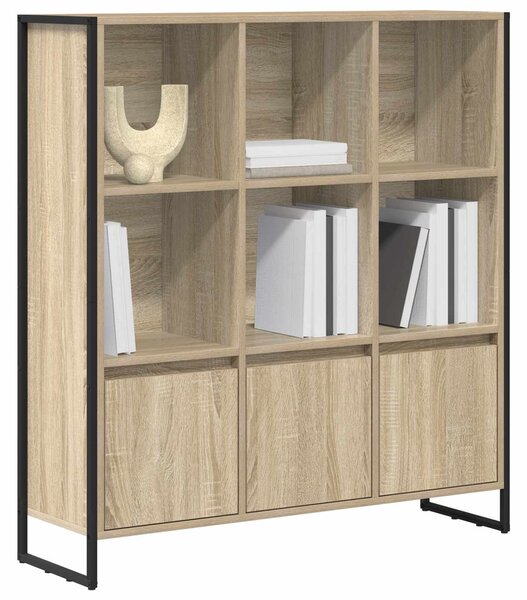 Könyvespolc 2 pcs Sonoma 99,5 x 30 x 108 cm Faanyag